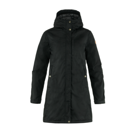 Fjällräven Kiruna Padded Parka Dame Sort