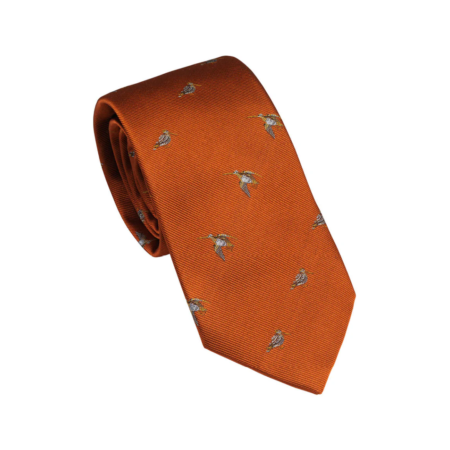 Laksen Sneppe Slips i Blood Orange