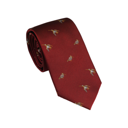 Laksen Sneppe Slips i Vintage Red