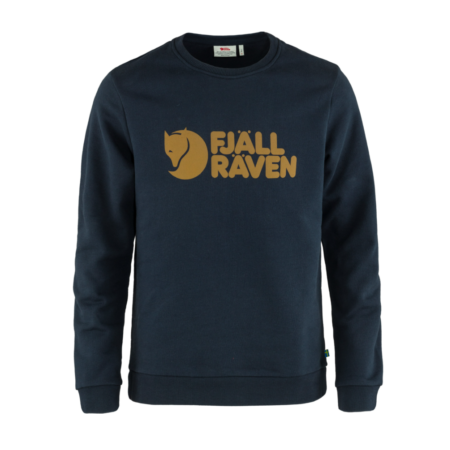Fjällräven Logo Sweater Dark Navy