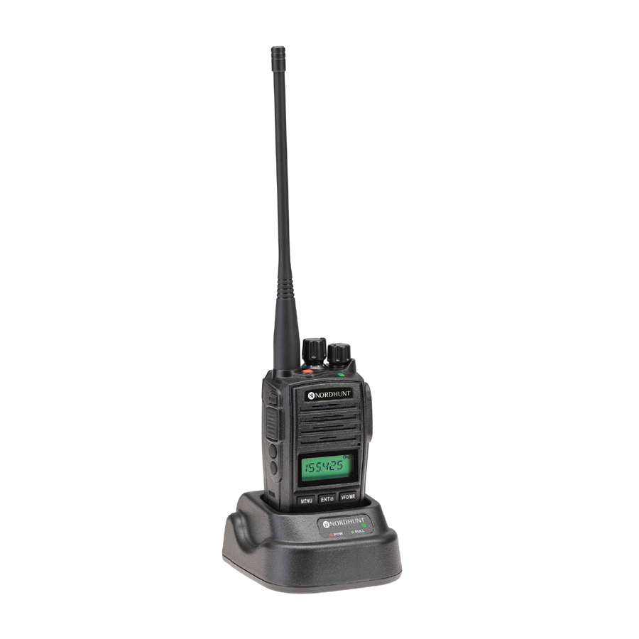 Nordhunt Jagtradio 155 mHZ i Sort2