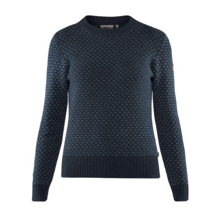 Fjällräven Övik Nordic Sweater Dame Navy
