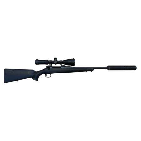 Sauer 100 XT riffelsæt m. kikkert og lyddæmper