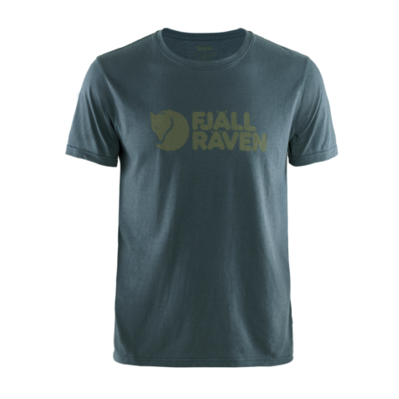 Fjällräven Logo T-shirt Navy