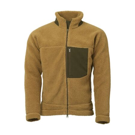 Laksen Teddy fleecejakke Camel