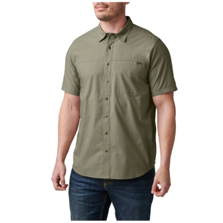 5.11 Wyatt Skjorte S/S i Sagegrøn