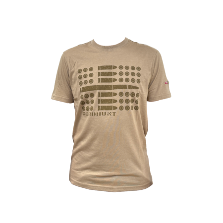 Nordhunt T-shirt Ammo Flag i Coyote