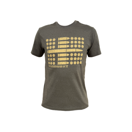 Nordhunt T-shirt Ammo Flag i Olive