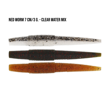 Westin Ned Worm 7 cm / 3 g. / 7 stk.