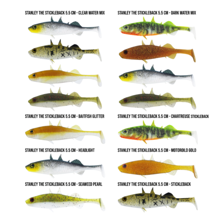 Westin Stanley The Stickleback 5.5 cm / 4 stk