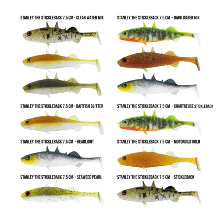 Westin Stanley The Stickleback 7.5 cm / 3 stk