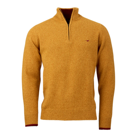 Laksen Brompton Half-Zip Sweater i Gorse