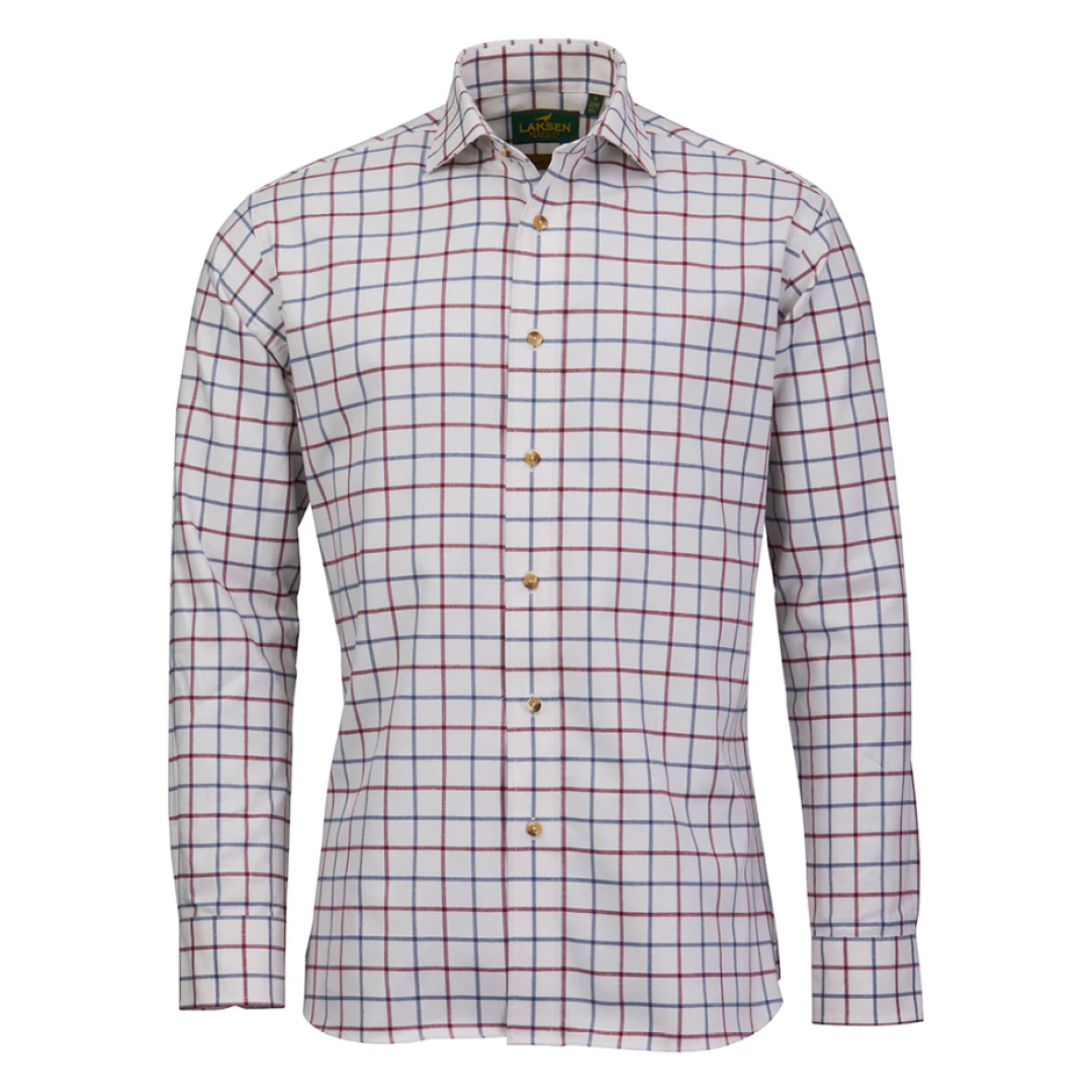 Laksen Gable Brushed Organic Cotton Skjorte