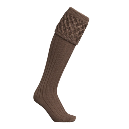 Laksen Windsor Jagtstrømper i Camel