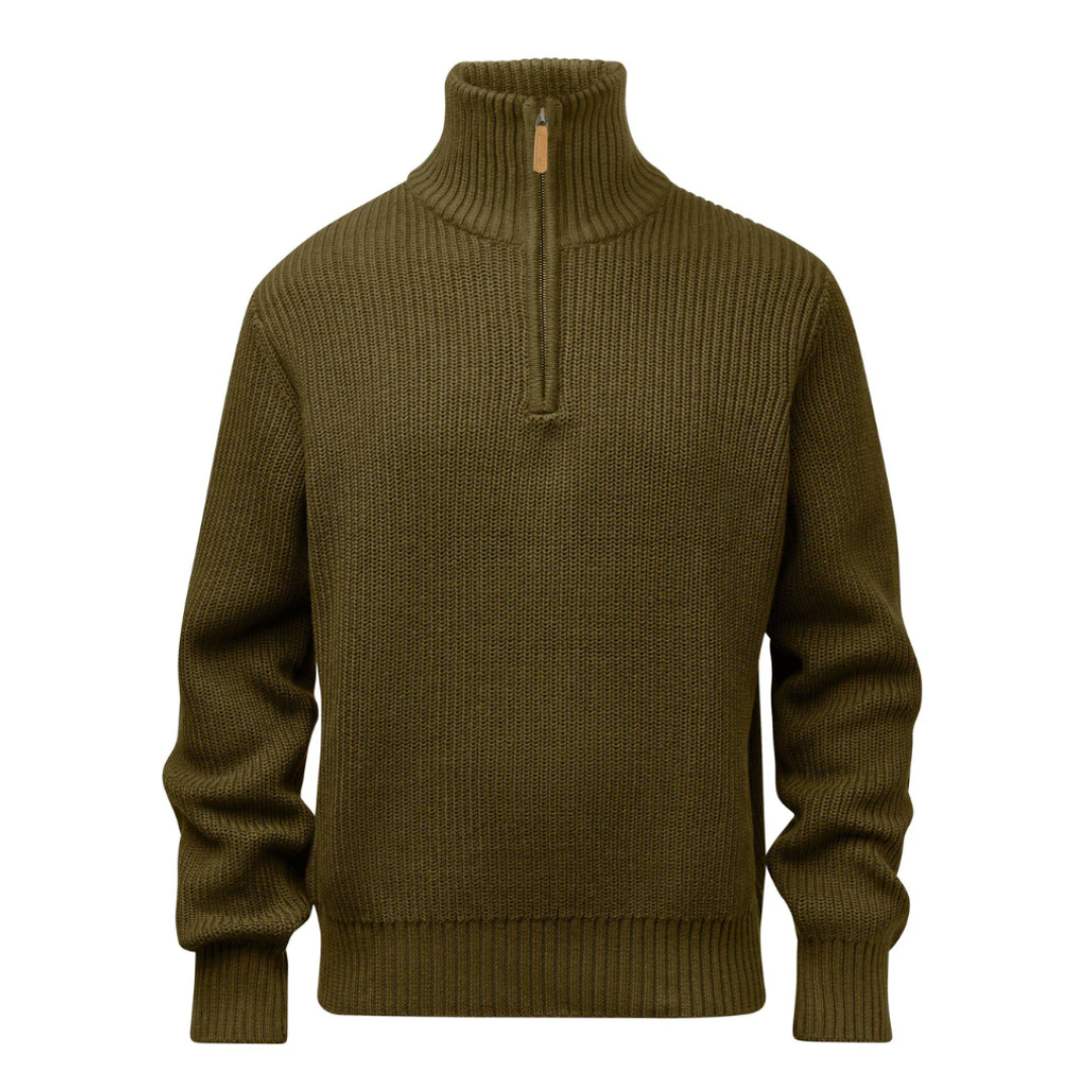 Pinewood Philip Sweater i Olive_01