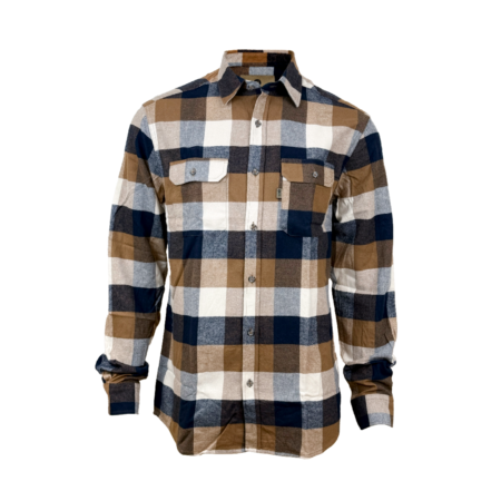 Nordhunt Denver Flannel Skjorte i Camel Check