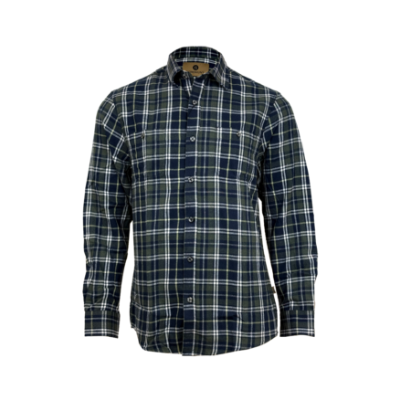 Nordhunt Montana Skjorte i Olive/Navy Check