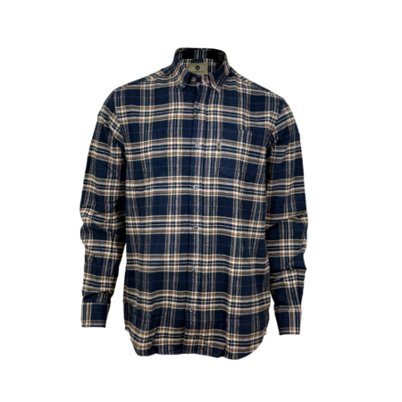 Nordhunt Ohio Flannel i Navy Check