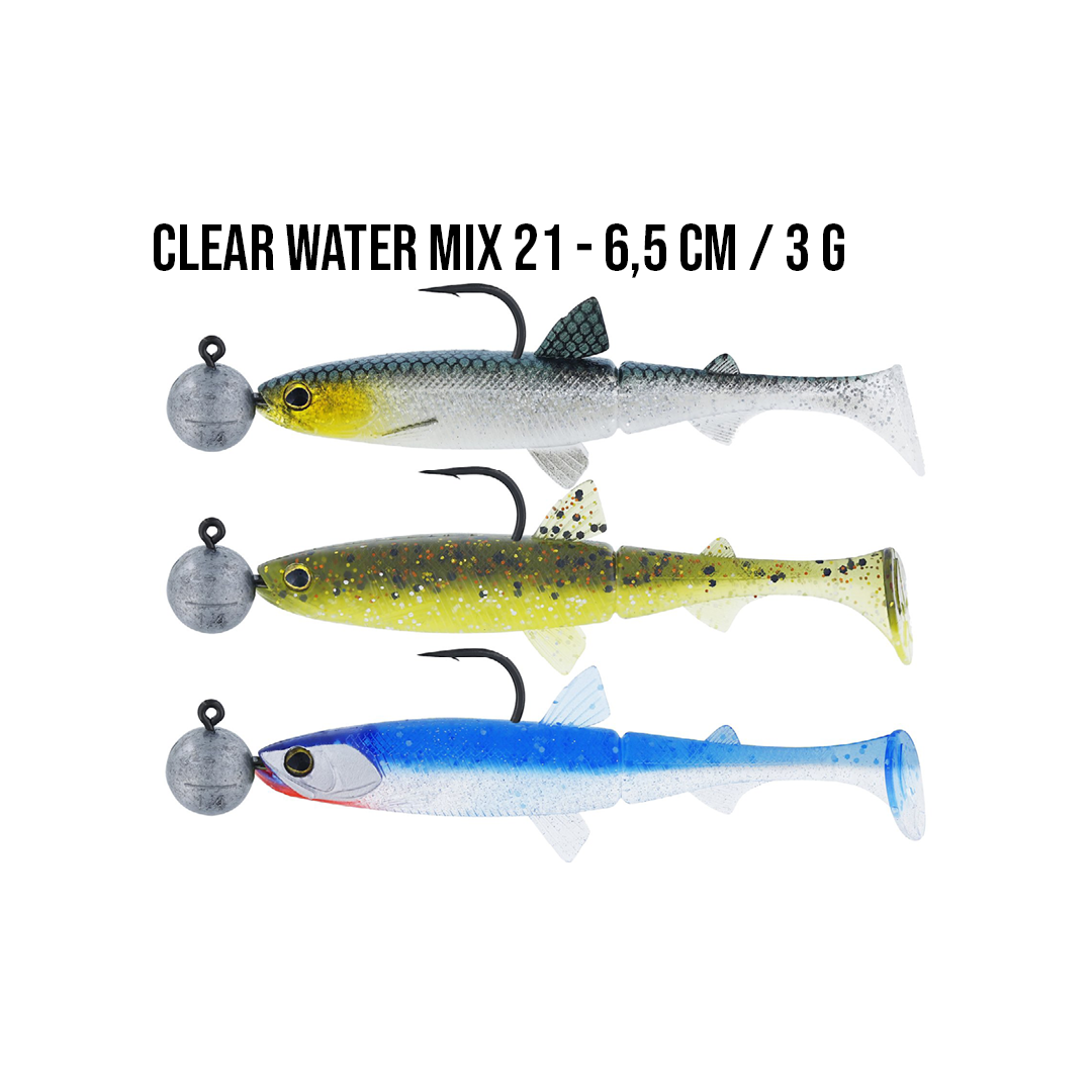 Westin Hypoteez Shadtail R 'N R-clear water mix