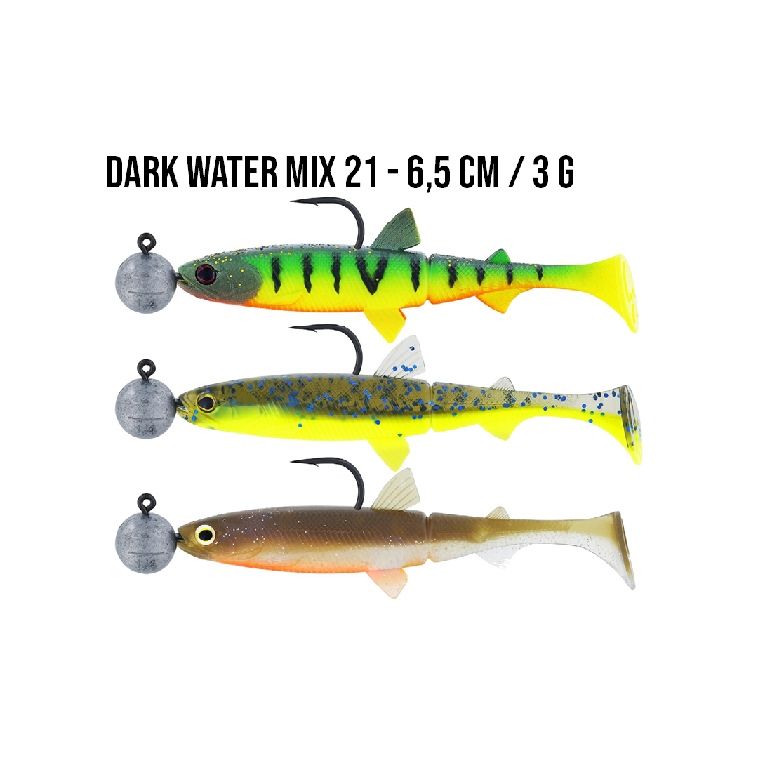 Westin Hypoteez Shadtail R 'N R-dark water