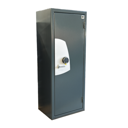 Nordhunt XL 100E Våbenskab m. Kodelås Grå