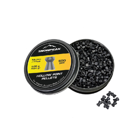 Snowpeak Hollowpoint 4,5mm. 0,56g. 500 stk.