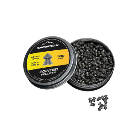 Snowpeak Pointed 4,5mm. 0,49g. 500 stk.