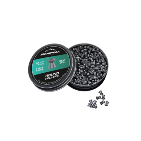 Snowpeak Round 4,5mm. 0,55g. 500 stk.