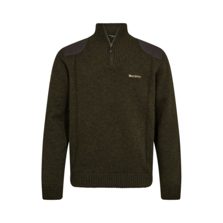 Deerhunter Finley Halfzip Strik - Woodland Melange