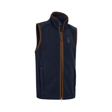 Deerhunter Youth Cumbria Fleece Vest - Dark Blue
