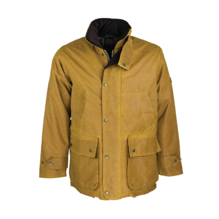 Oxford Blue Kingsbridge Wax Jacket - Gold