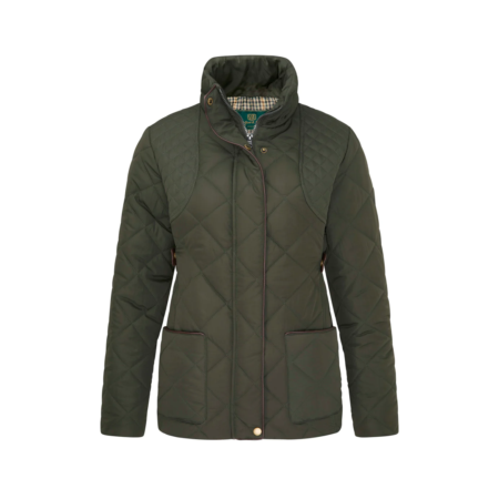 Oxford Blue Lady Clare Quilted Jakke - Grøn
