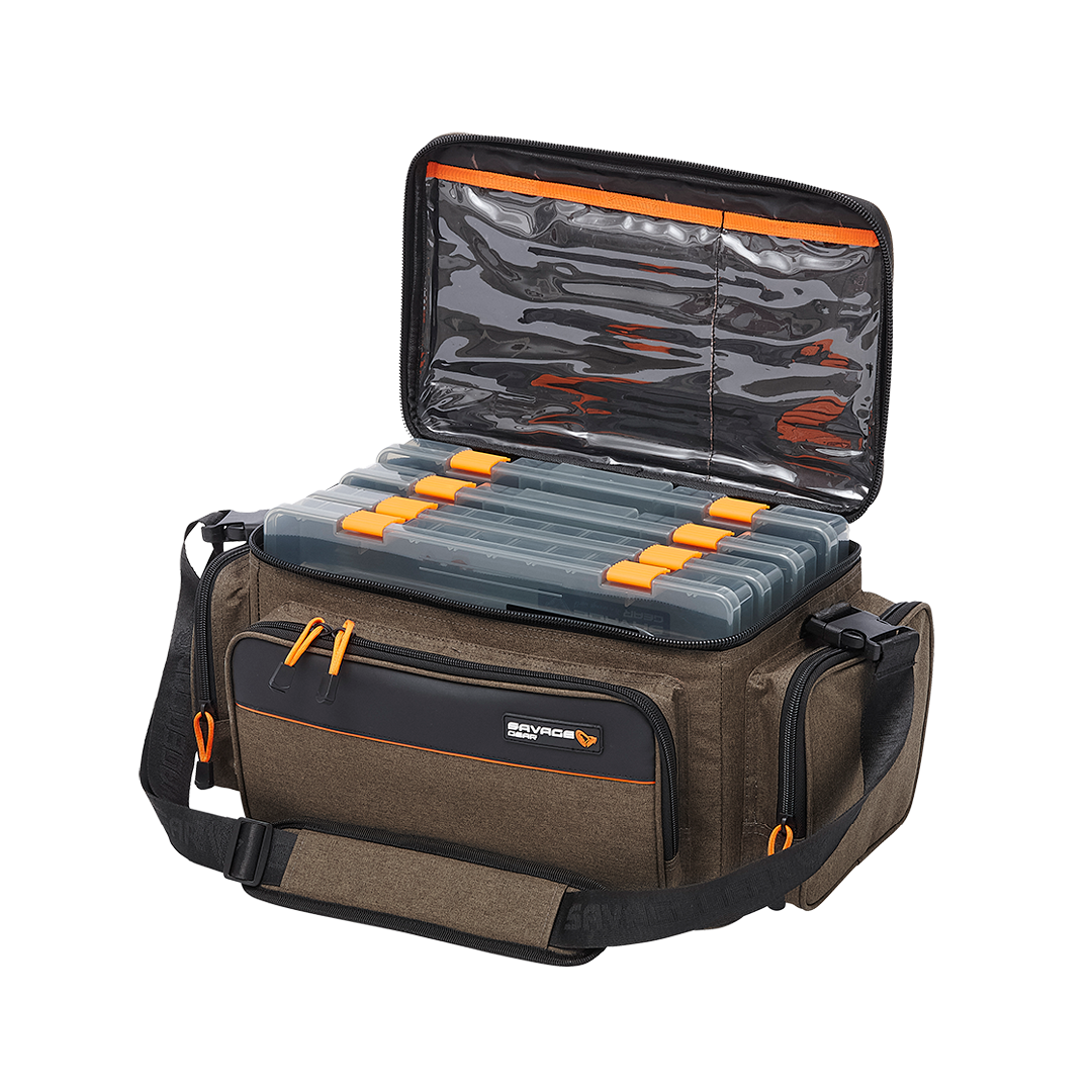 Savage Gear System Box Bag 18 liter - open