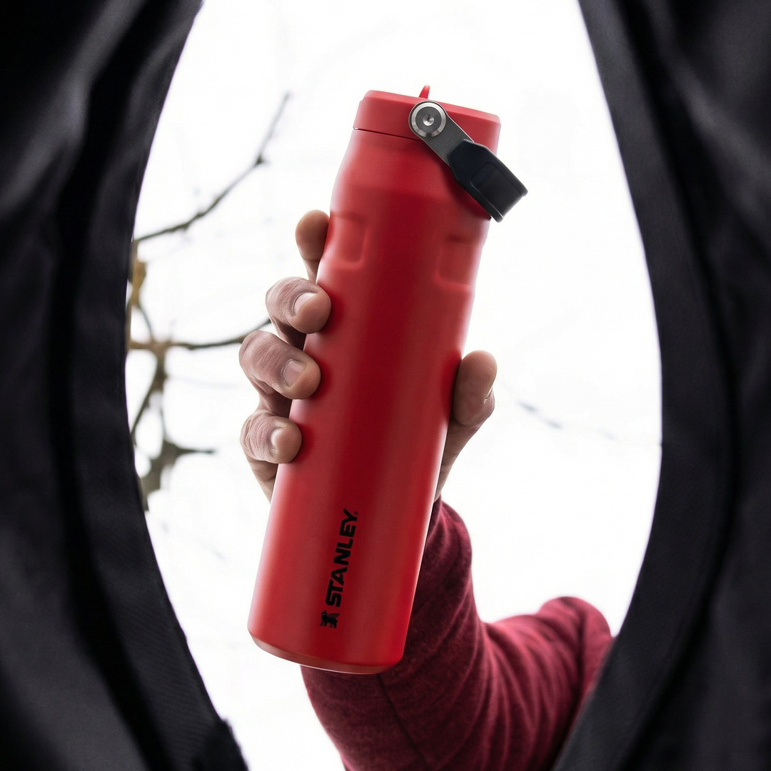 Stanley IceFlow Bottle Flip Straw 2.0 0.7 liter - Chili Black