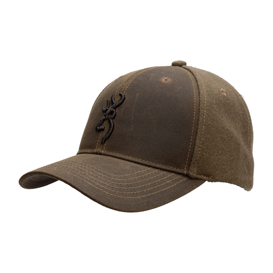 Browning Cap Elite Wax Brown-01