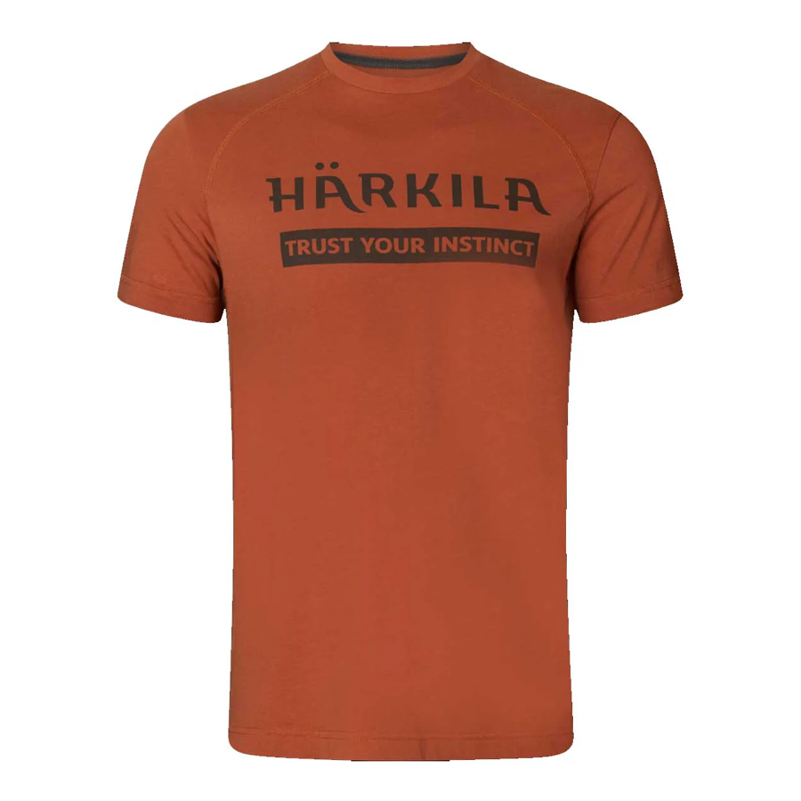 Härkila Logo T-shirt i Arabian Spice-front