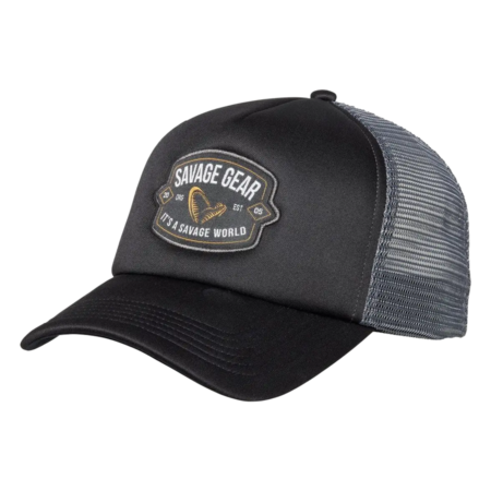 Savage Gear Badge Trucker Cap - Black