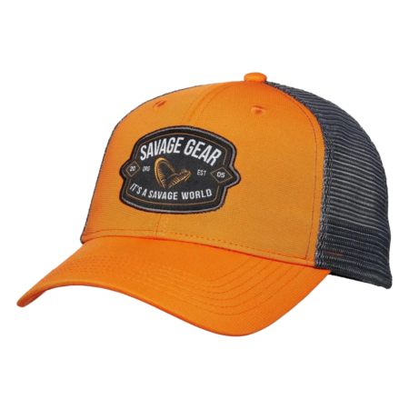 Savage Gear Badge Trucker Cap - Orange