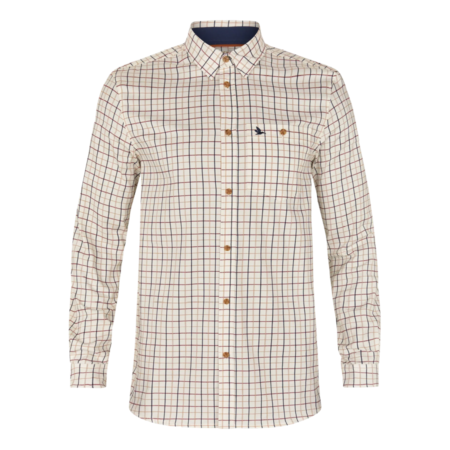 Seeland Oxford Shooting Skjorte i Classic Blue/Merlot Check