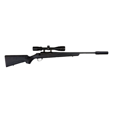 Tikka T1X Emerald Salonriffel 22LR + Nordhunt Varmint  3-9x40 IR AO + Lyddæmper