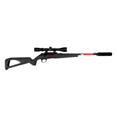 Winchester Xpert Salonriffel 22LR + Nordhunt Varmint 3-9x40 IR AO + Lyddæmper