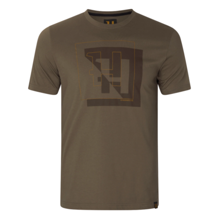 Härkila H-logo T-shirt i Major Brown
