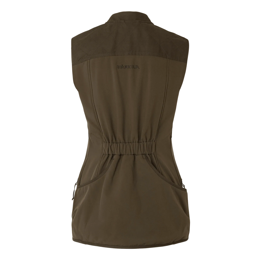 Härkila Skye Skydevest Woman i Willow Green Shadow Brown2