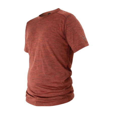 Nordhunt Dothan Merino T-shirt i Burned Melange
