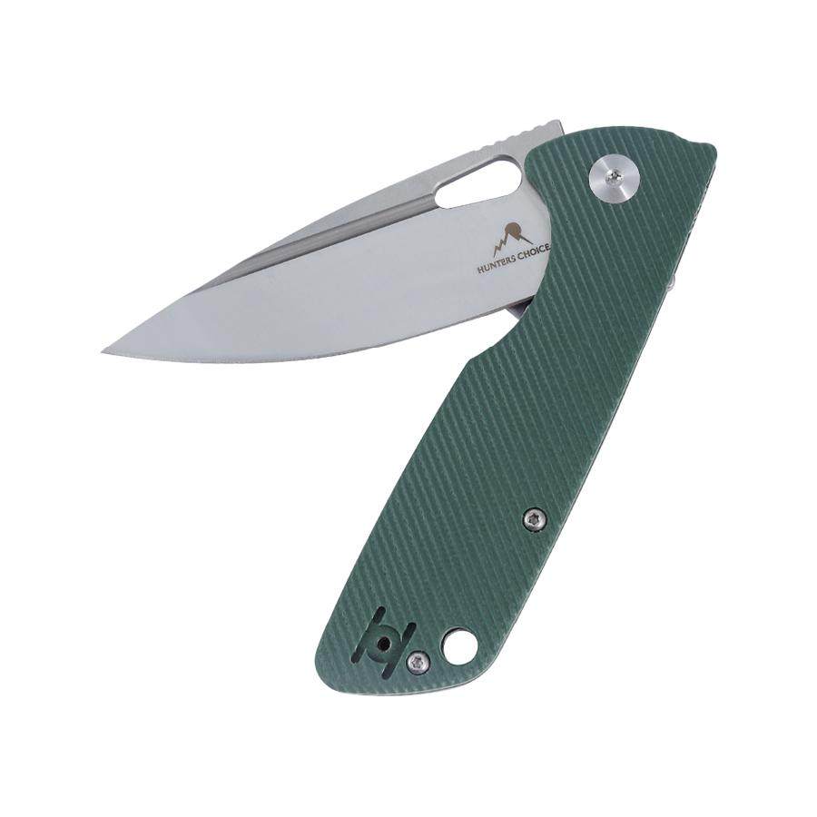Hunters Choice Lynx Foldekniv - D2 Stål 80 mm i Grøn