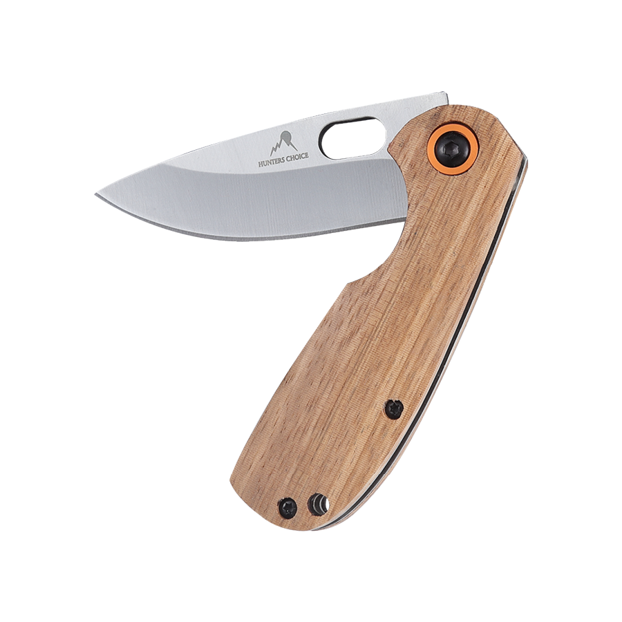 Hunters Choice Orca Foldekniv - 3Cr13 Stål 68 mm i Brun
