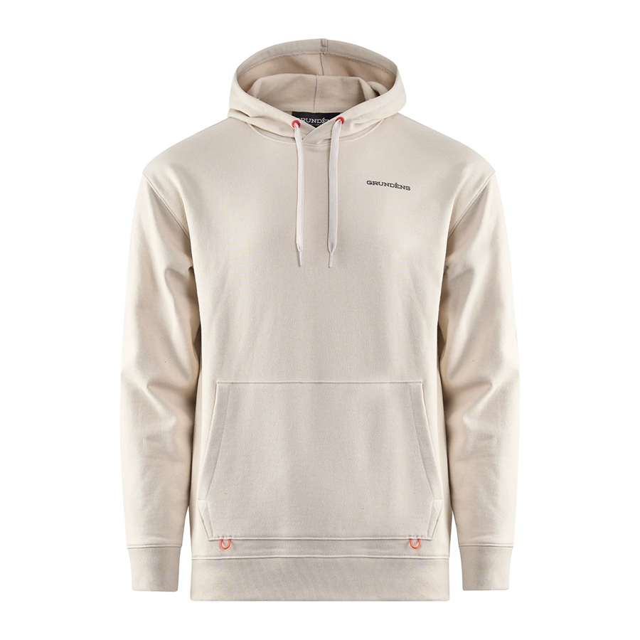 Grundéns Dungie Gyotaku Hoodie i Bone Heather - Billede 2