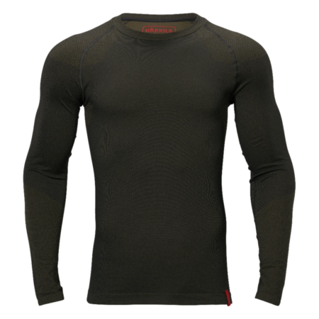 Härkila Base Active L/S Undertrøje i Dark Willow Green