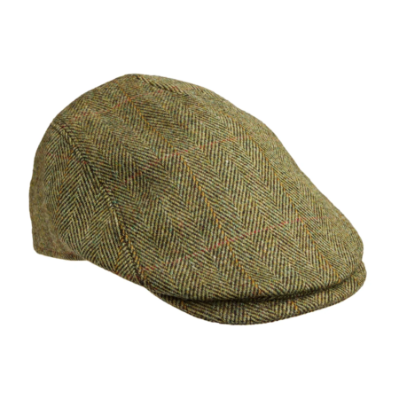 Laksen Berleigh Drivers Tweed Flat Cap