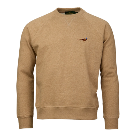 Laksen Fasan Sweatshirt i Camel